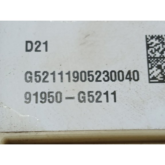Recambio de caja reles / fusibles para kia niro drive referencia OEM IAM G52111905230040 91950G5211 