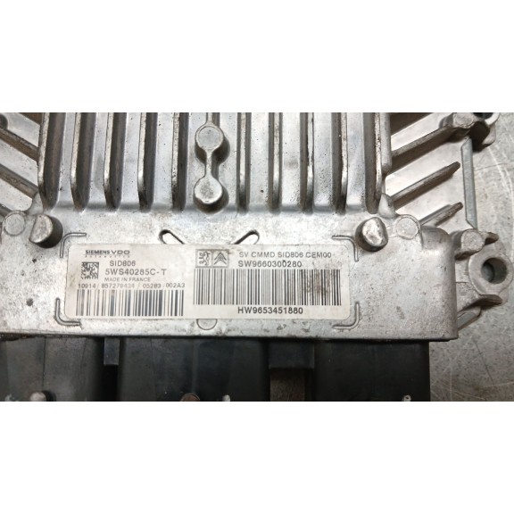 Recambio de centralita motor uce para citroën c2 (jm_) 1.4 hdi referencia OEM IAM 5WS40285C-T SW9660300280 HW9653451880