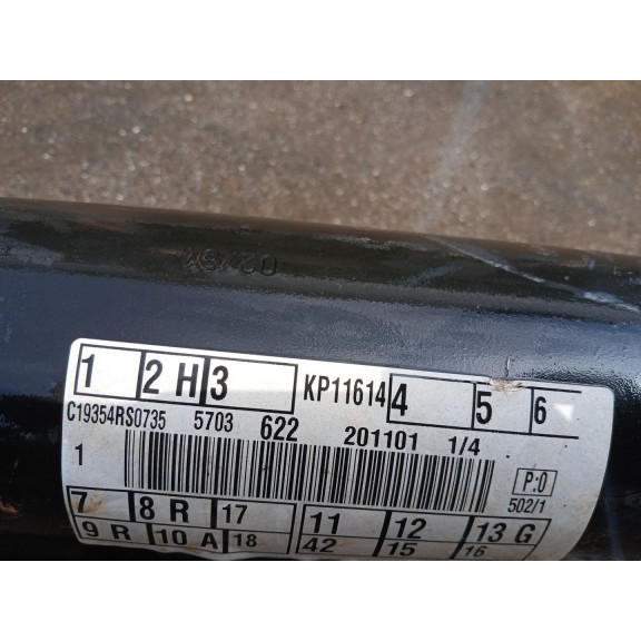 Recambio de puente trasero para ford focus iv (hn) 1.0 ecoboost referencia OEM IAM 2540216 KP11614 