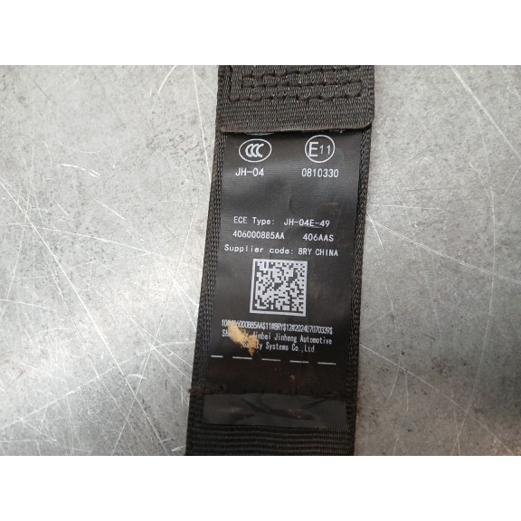 Recambio de cinturon seguridad trasero derecho para omoda 5 referencia OEM IAM 406000885AA  