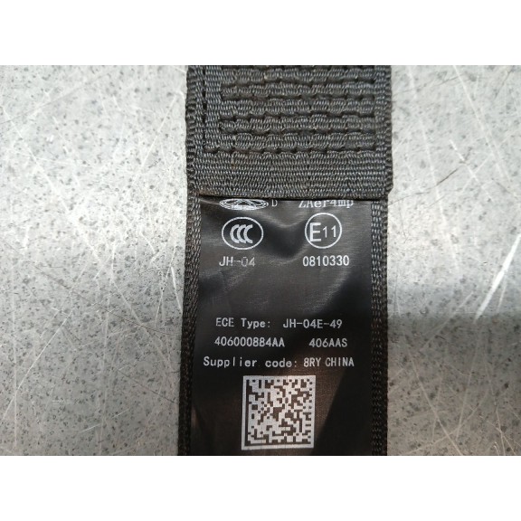 Recambio de cinturon seguridad trasero izquierdo para omoda 5 referencia OEM IAM 406000884AA 0810330 