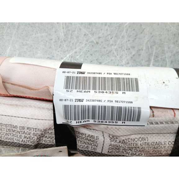 Recambio de airbag cortina delantero izquierdo para peugeot rifter 1.5 bluehdi 100 referencia OEM IAM 5304355  