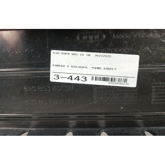 Recambio de paragolpes delantero para audi a4 b9 (8w2, 8wc) 45 tfsi mild hybrid referencia OEM IAM 8W0807437AH  
