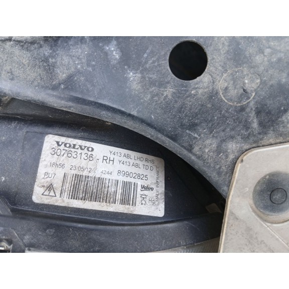 Recambio de faro derecho para volvo xc60 i suv (156) d3 / d4 referencia OEM IAM 30763136  89902825