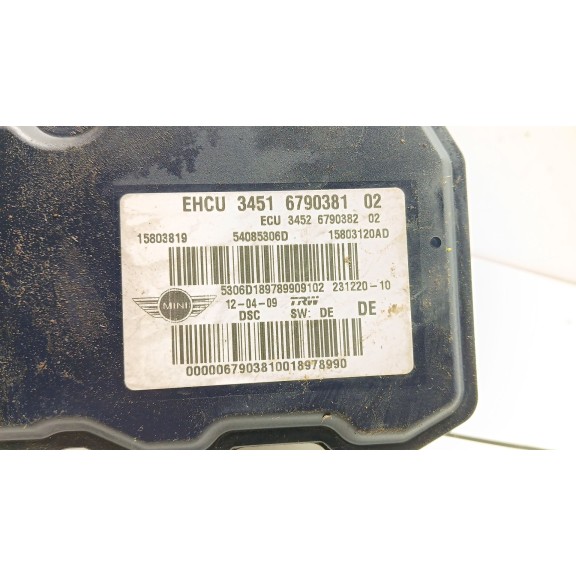 Recambio de abs para mini mini (r56) one referencia OEM IAM 3451679038102 15803120AD 