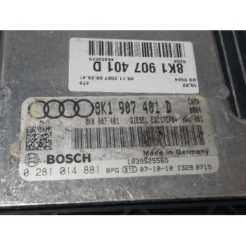 Recambio de centralita motor uce para audi a4 ber. (b8) básico referencia OEM IAM 8K1907401D 0281014881 
