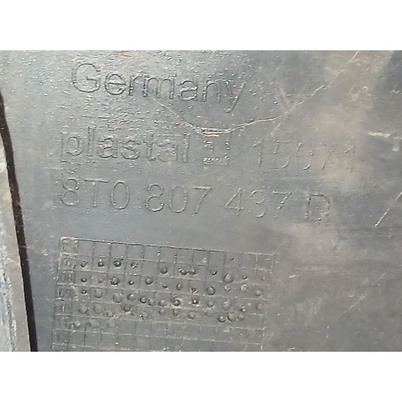 Recambio de paragolpes delantero para audi a5 (8t3) 2.0 tdi referencia OEM IAM 8T0807437D  