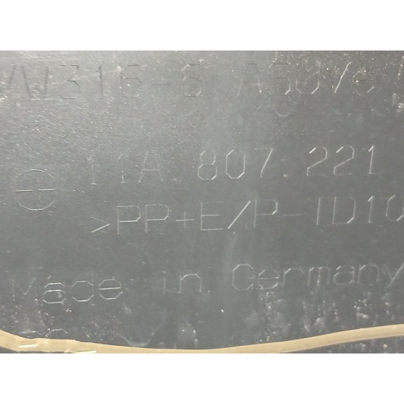 Recambio de paragolpes delantero para volkswagen id.4 (e21) performance referencia OEM IAM 11A807221  