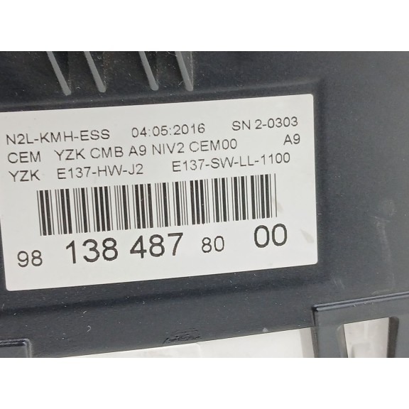 Recambio de cuadro instrumentos para peugeot 208 style referencia OEM IAM 769167080U 769317790U 981384878000