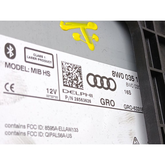 Recambio de sistema navegacion gps para audi a4 b9 (8w2, 8wc) 2.0 tdi referencia OEM IAM 8WO035183e 28563626 
