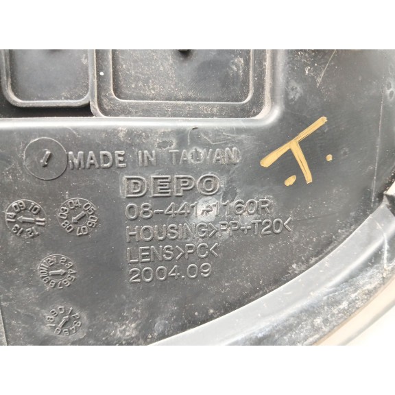 Recambio de faro derecho para audi a3 (8l1) 1.9 tdi referencia OEM IAM 084411160R  