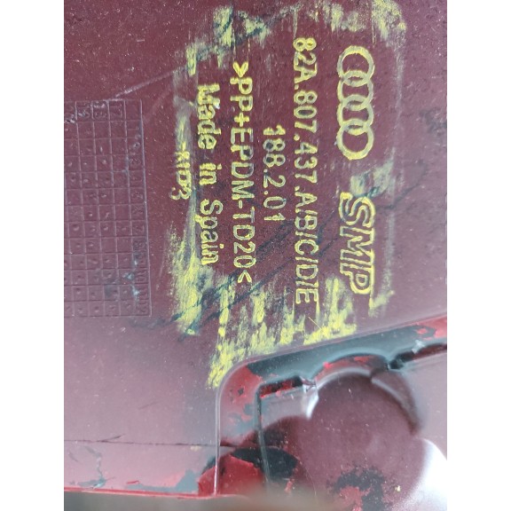 Recambio de paragolpes delantero para audi a1 sportback (8xf) adrenalin referencia OEM IAM 82A807437A  