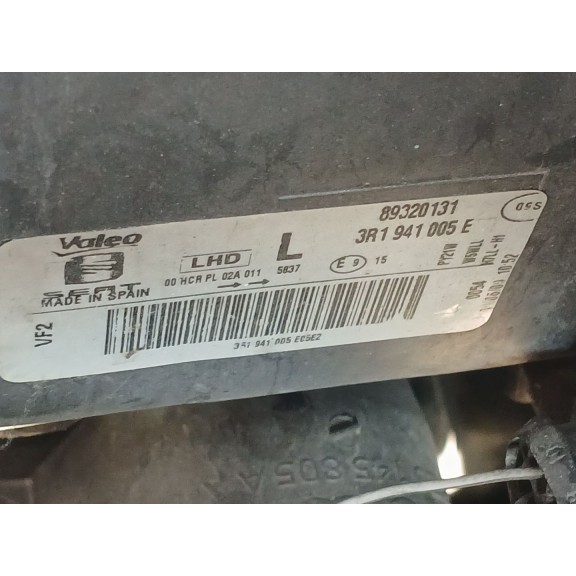 Recambio de faro izquierdo para seat exeo st (3r5) 2.0 tdi referencia OEM IAM   