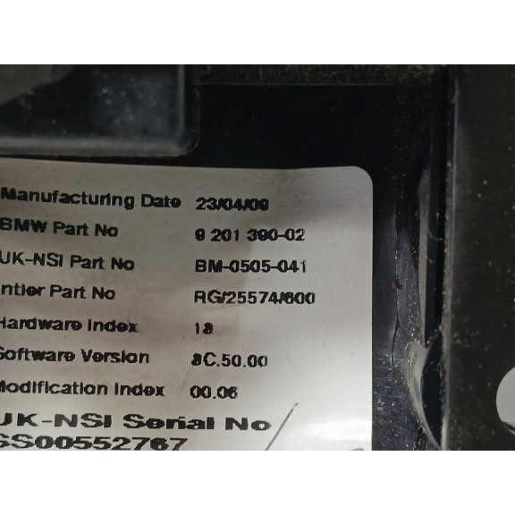 Recambio de cuadro instrumentos para mini mini (r56) one referencia OEM IAM BM0505041  