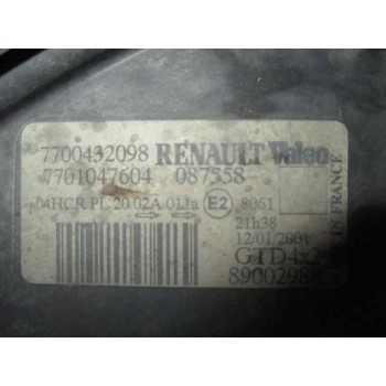 Recambio de faro izquierdo para renault scenic (ja..) 1.9 d rt referencia OEM IAM 7700432098  