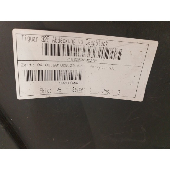 Recambio de paragolpes delantero para volkswagen tiguan advance bmt referencia OEM IAM 5NA807221  