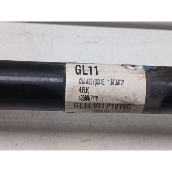 Recambio de transmision delantera izquierda para hyundai tucson (nx4e, nx4a) 1.6 t-gdi referencia OEM IAM 49500N7110  