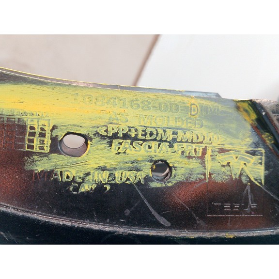 Recambio de paragolpes delantero para tesla model 3 (5yj3) ev referencia OEM IAM 108416800  
