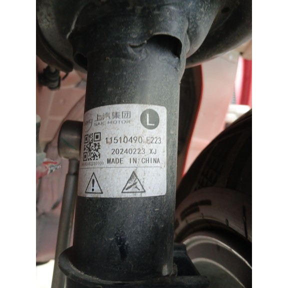 Recambio de amortiguador delantero izquierdo para mg mg 3 1.5 hybrid referencia OEM IAM   