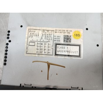 Recambio de sistema audio / radio cd para volkswagen golf vi (5k1) 1.6 tdi referencia OEM IAM 1K0035186AA  