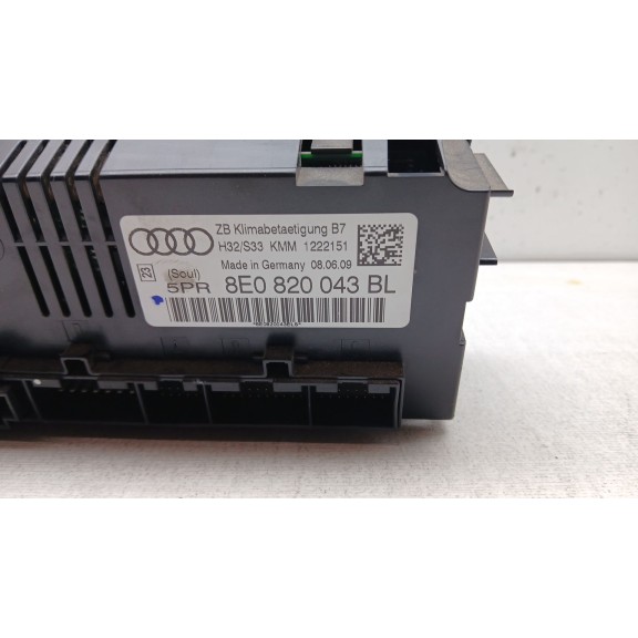 Recambio de mando climatizador para seat exeo st (3r5)(2009>) sport referencia OEM IAM 8E0820043BL  