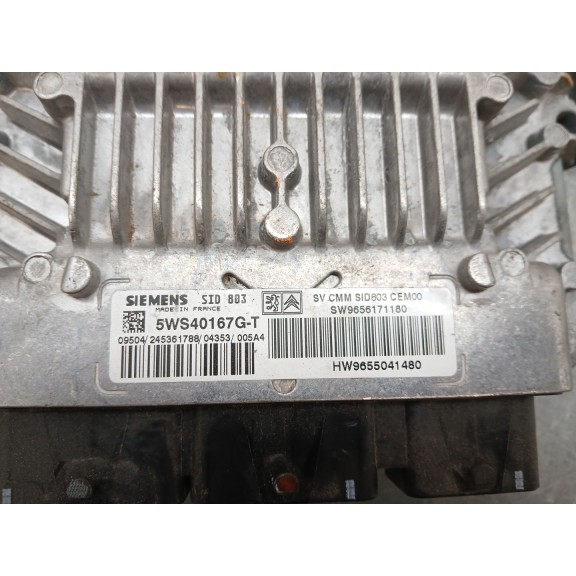 Recambio de centralita motor uce para peugeot 407 st sport pack referencia OEM IAM 5WS40167G-T  