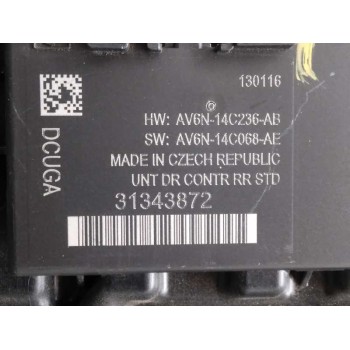Recambio de elevalunas trasero izquierdo para volvo v40 kinetic referencia OEM IAM 31276218 SOLO MECANISMO 31343872