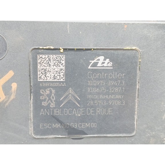 Recambio de abs para citroën c-elysée exclusive referencia OEM IAM 9817031680 10022008814 