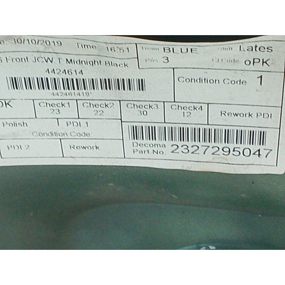 Recambio de paragolpes delantero para mini mini (f56) cooper se / electric referencia OEM IAM 11412910  