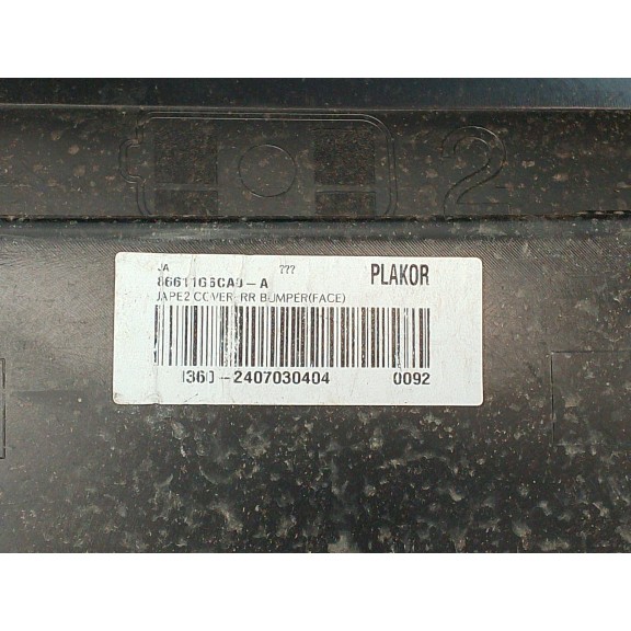 Recambio de paragolpes trasero para kia picanto iii (ja) 1.2 mpi referencia OEM IAM 86611G6CA0  