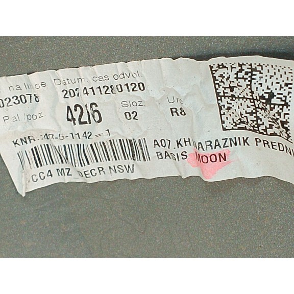 Recambio de paragolpes delantero para skoda fabia iv (pj3) 1.0 tsi referencia OEM IAM 6VA807221  