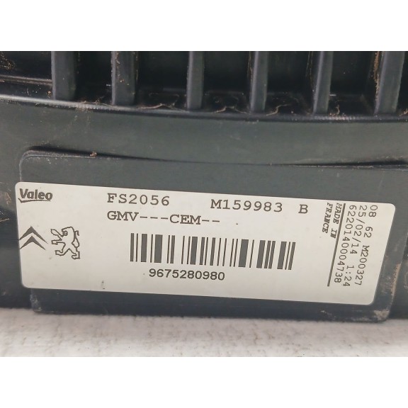 Recambio de electroventilador para peugeot 208 i (ca_, cc_) 1.2 vti 82 referencia OEM IAM 9675280980  