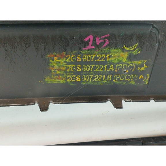 Recambio de paragolpes delantero para volkswagen polo vi (aw1, bz1, ae1) 1.5 tsi referencia OEM IAM 2GS807221  