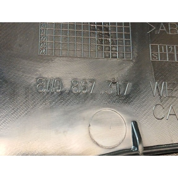 Recambio de guarnecido puerta trasera izquierda para audi a4 b9 (8w2, 8wc) 2.0 tdi referencia OEM IAM 8W0867317  