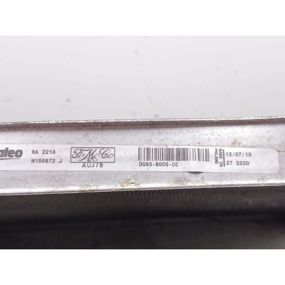 Recambio de radiador agua para ford s-max titanium referencia OEM IAM dg938005cc  m155872j