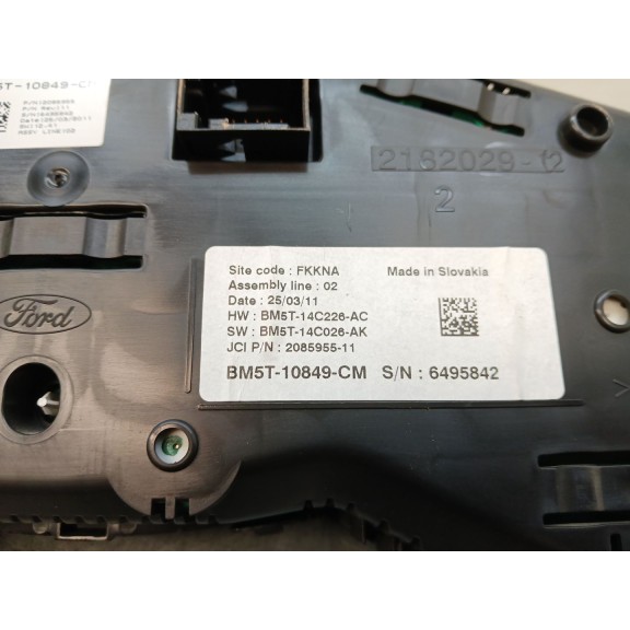 Recambio de cuadro instrumentos para ford focus iii 1.6 tdci referencia OEM IAM BM5T14C226AC BM5T14C028AK 