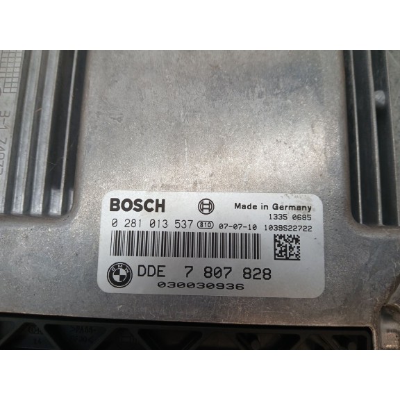 Recambio de centralita motor uce para bmw 1 (e87) 118 d referencia OEM IAM 0281013537 DDE7807828 030030936