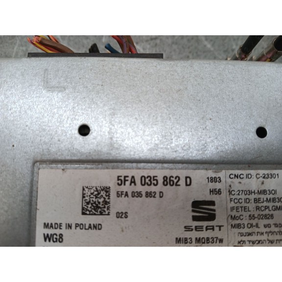 Recambio de modulo electronico para seat leon (kl1, klg) 2.0 tdi referencia OEM IAM 5FA035862D 5FA035862D 
