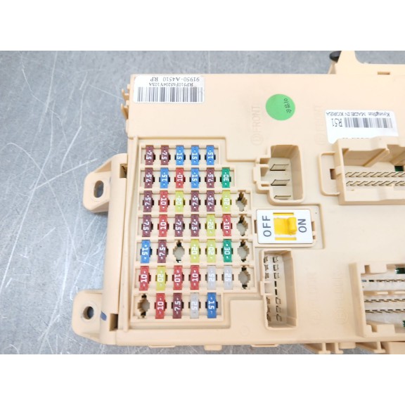Recambio de caja reles / fusibles para kia carens ( ) 1.7 crdi cat referencia OEM IAM 91950A4510RP  
