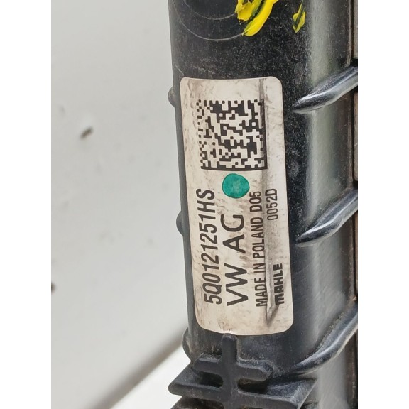 Recambio de radiador agua para volkswagen t-roc (a11, d11) 1.0 tsi referencia OEM IAM 5q0121251hs  