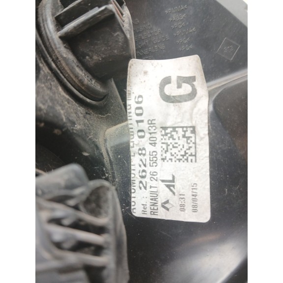 Recambio de piloto trasero izquierdo para renault zoe (bfm_) zoe referencia OEM IAM 265552638R  