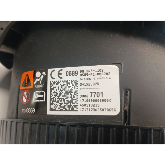 Recambio de kit airbag para opel corsa e 120 aniversario referencia OEM IAM  5 PUERTAS 