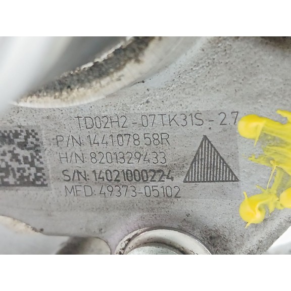 Recambio de turbocompresor para dacia duster (hm_) 1.2 tce 125 (hmma) referencia OEM IAM 144107858R  8201329433