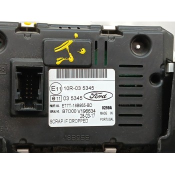 Recambio de display para ford tourneo courier b460 monospace 1.0 ecoboost referencia OEM IAM et7t18b955bd  