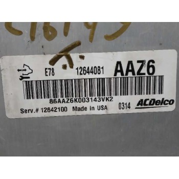 Recambio de centralita motor uce para opel astra j lim. cosmo referencia OEM IAM 12644081  