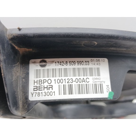 Recambio de electroventilador para mini mini countryman (r60) one d referencia OEM IAM 17428509990 0130303027 10012300ac