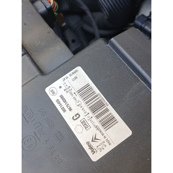 Recambio de faro izquierdo para citroën c-elysee (dd_) 1.6 bluehdi 100 referencia OEM IAM   