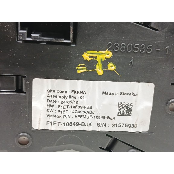 Recambio de cuadro instrumentos para ford focus iii 1.0 ecoboost referencia OEM IAM f1et10849bjk f1et14f094bb 