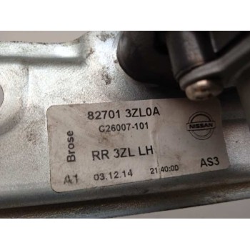 Recambio de elevalunas trasero izquierdo para nissan pulsar (c13) acenta referencia OEM IAM 827013ZL0A  2 PINS