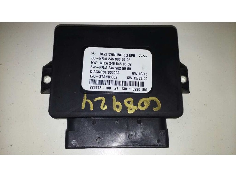 Recambio de modulo electronico para mercedes-benz clase cla (w117) cla 220 cdi (117.303) referencia OEM IAM 2469005203  CONTROL 
